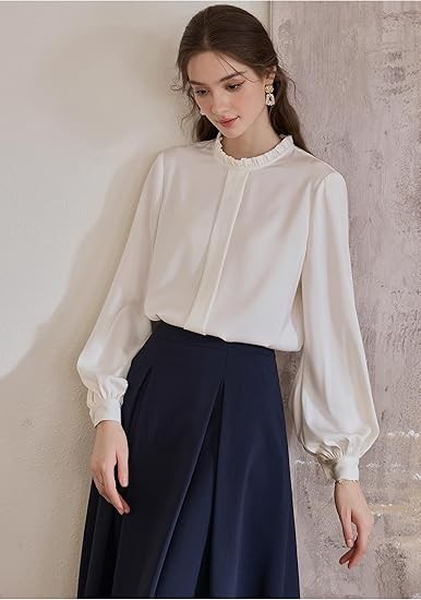 French Casual Shirt Spring and Autumn Shirt top Women