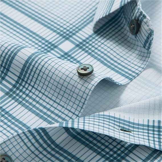 Men's Fashion Mulberry Silk Clothes Summer Patchwork Striped Poplin Shirt Male Soft Silk Dress Shirts Short Sleeve