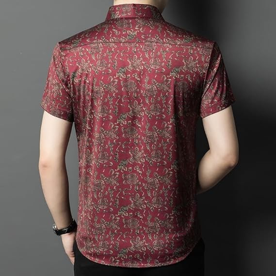 Men's Summer Short-Sleeve Shirt – Thin Casual