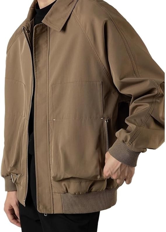 Classic Fashion Trench Coats Men Business Casual Windbreaker Solid Color Coat for Men